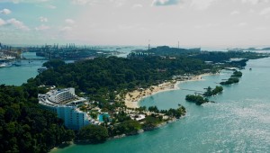 Sentosa Island (aerial)